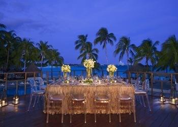 Patio Reception in Cancun